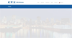 Desktop Screenshot of ctisciences.com