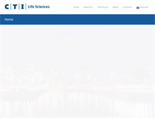 Tablet Screenshot of ctisciences.com